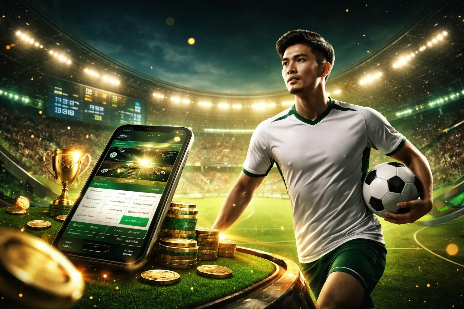 Hình nền cá cược thể thao và casino trực tuyến